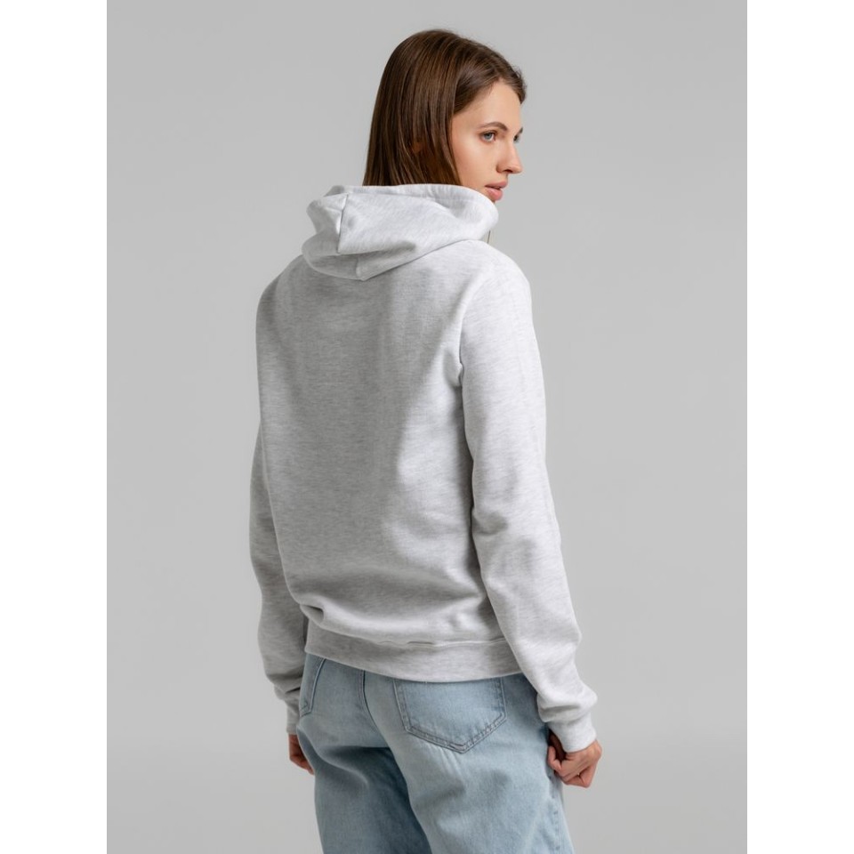 Толстовка с капюшоном Snake II светло-серый меланж, 3XL
