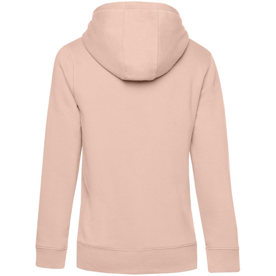 Толстовка с капюшоном женская Queen, розовая, L