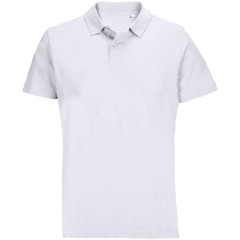 Рубашка поло унисекс Pulse, белая, размер M