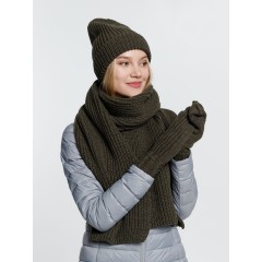 Варежки Nordkyn, зеленые (оливковые)