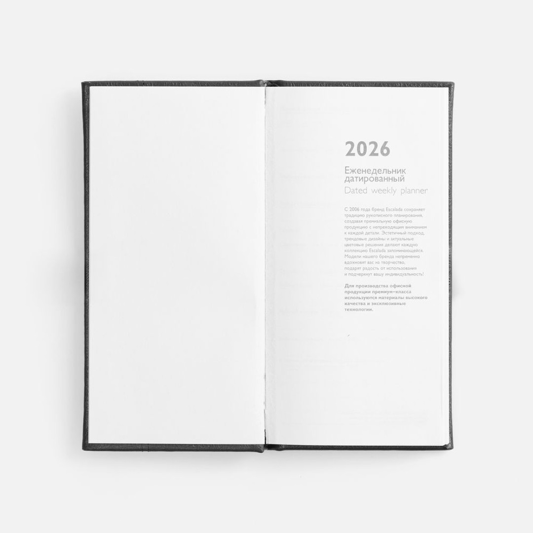 Еженедельник Baza, датированный, черный