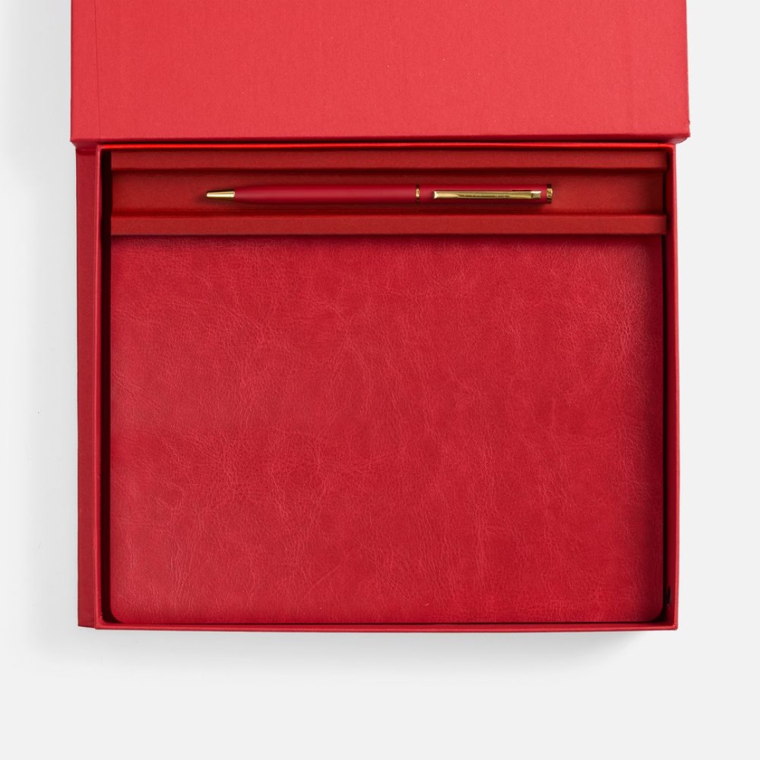 Набор Nebraska Flex, красный с золотистым