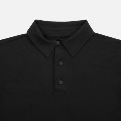 Рубашка поло унисекс Senti, черная