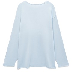 Лонгслив унисекс Siluetti Fuori, светло-голубой, размер S/M