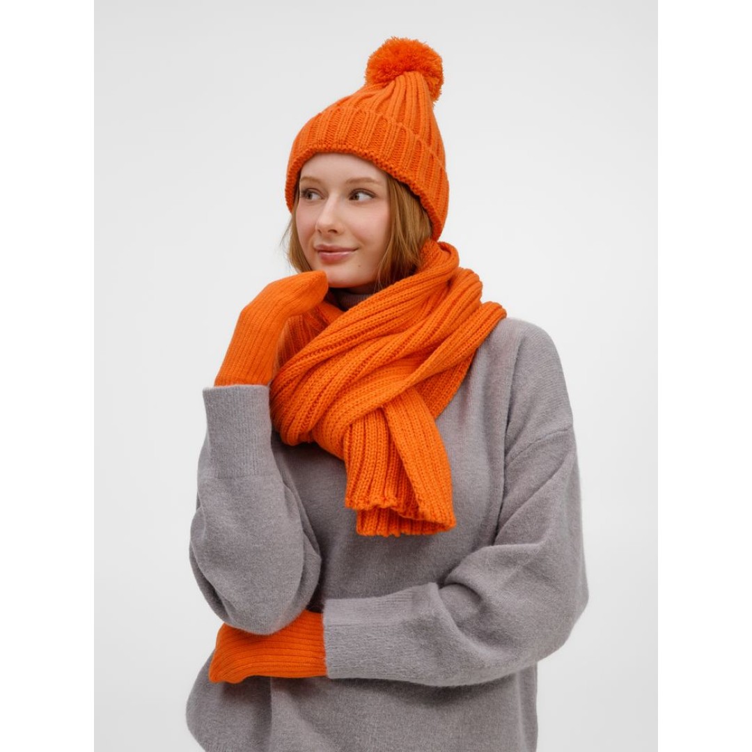 Варежки HappyGo, оранжевые, размер L/XL