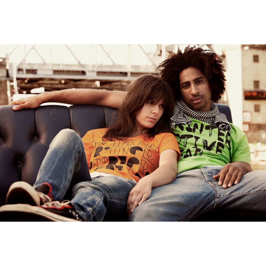 Футболка женская Heavy Lady голубая, S