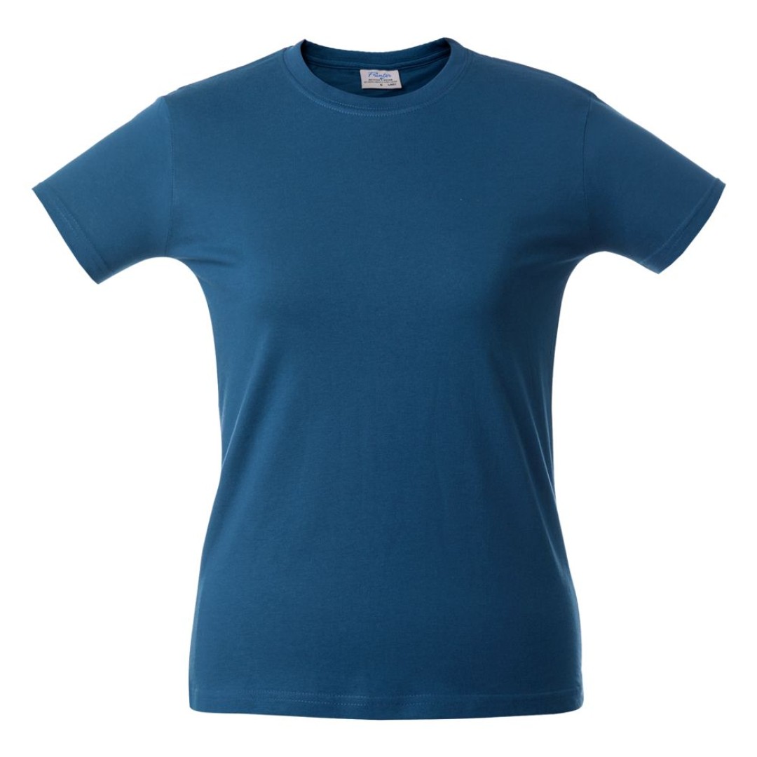 Футболка женская Heavy Lady ярко-синяя, L