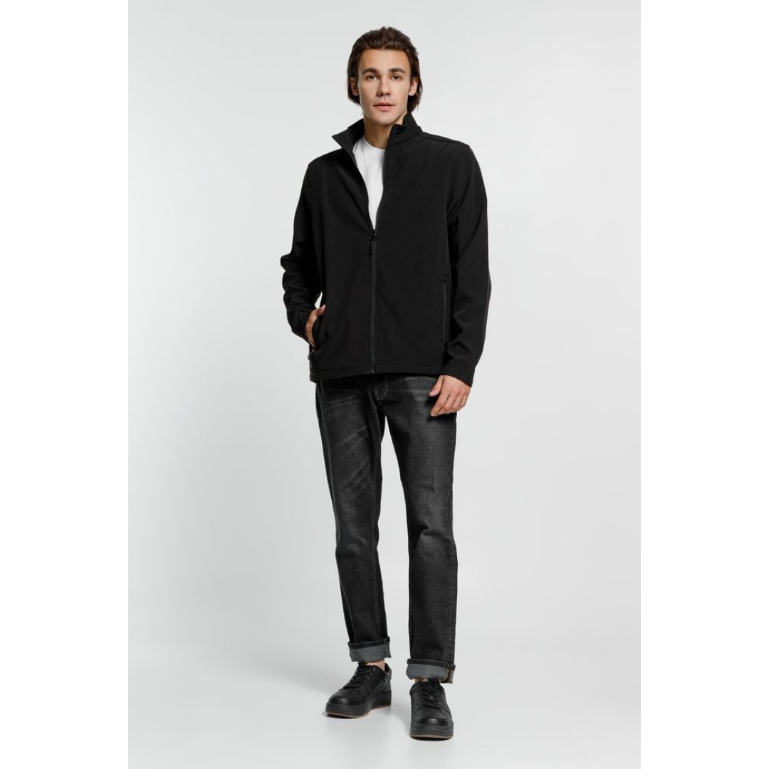 Куртка софтшелл мужская Race Men черная, S