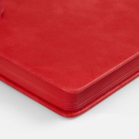 Ежедневник Leadmark, недатированный, красный