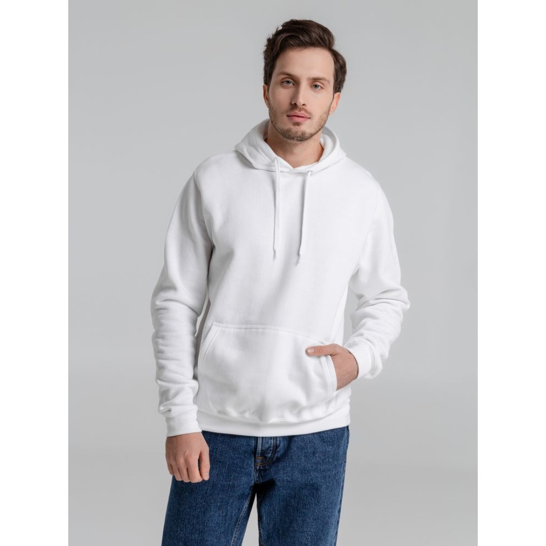Толстовка с капюшоном Slam 320, белая, M