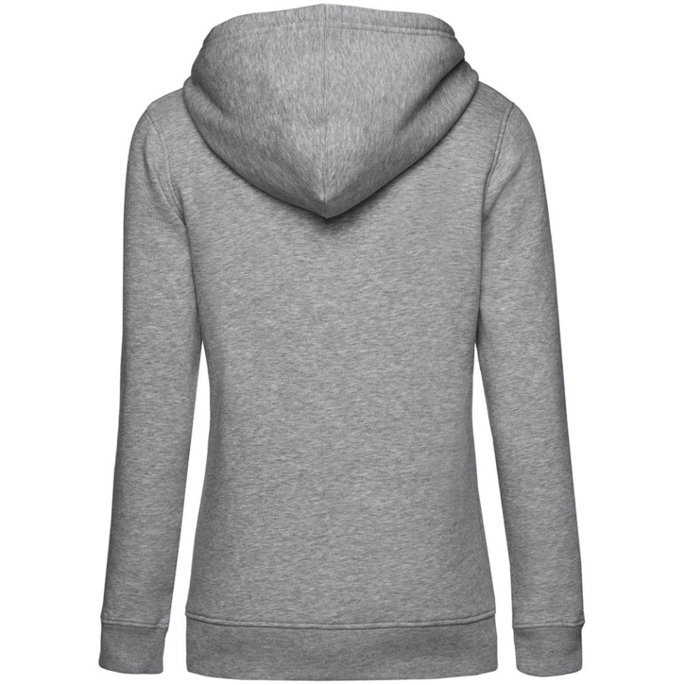Толстовка с капюшоном женская BNC Inspire (Organic), серый меланж, L