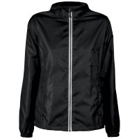 Ветровка женская Fastplant черная, S