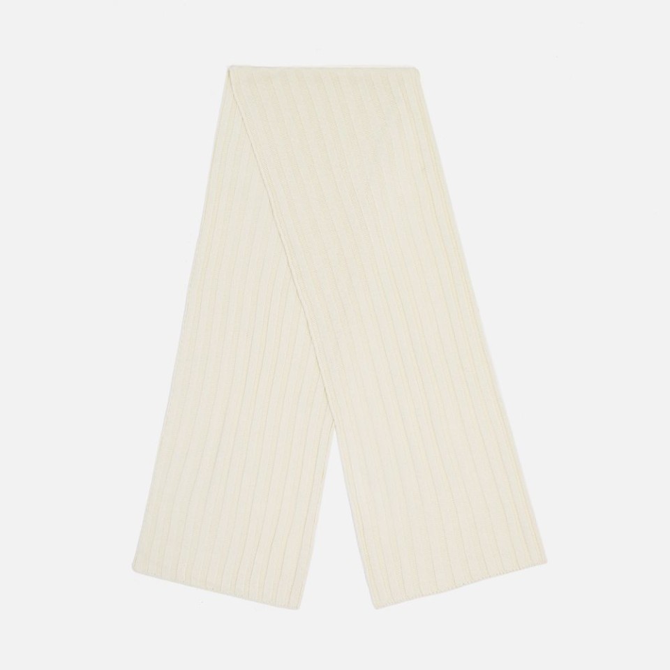 Шарф Metelitsa, белый (молочный)