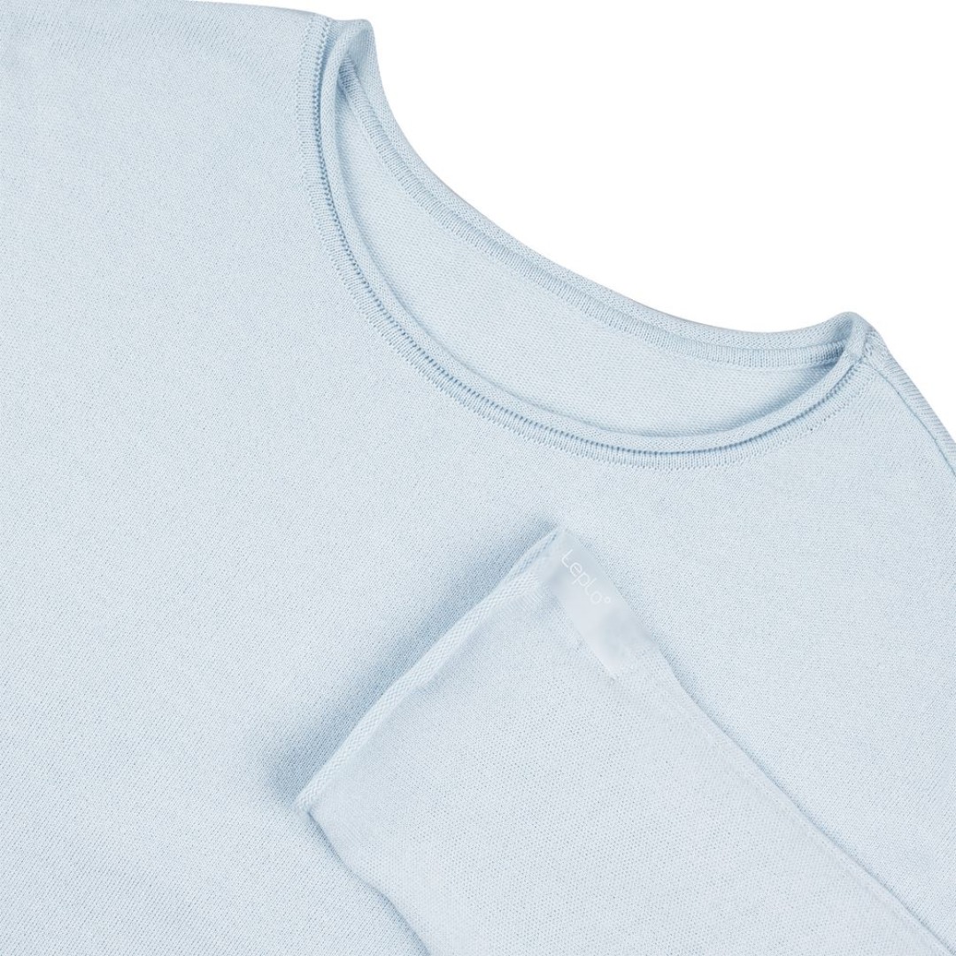 Лонгслив унисекс Siluetti Fuori, светло-голубой, размер S/M