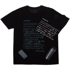 Футболка мужская «Да будет свет», со светящимся принтом, S