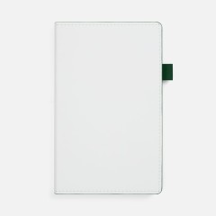 Ежедневник White Shall, недатированный, бело-зеленый