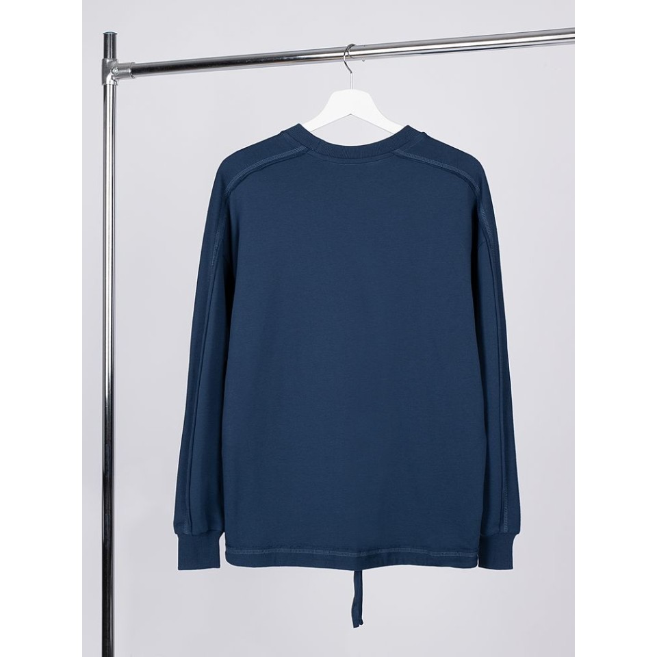 Свитшот унисекс Vozduh, темно-синий, размер XS/S