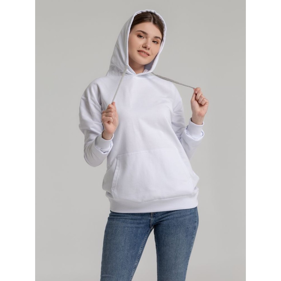 Толстовка с капюшоном Unit Kirenga, белая