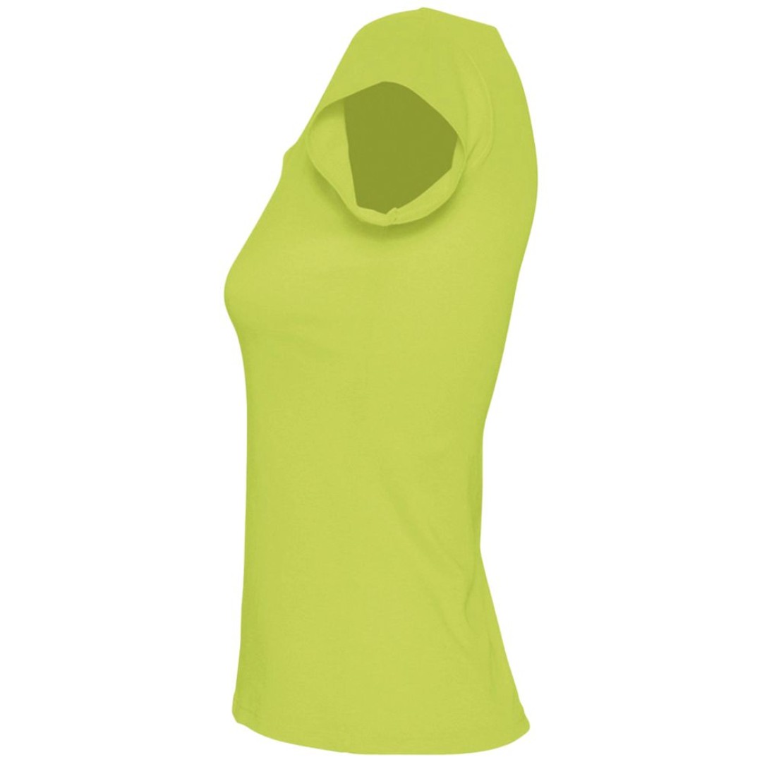 Футболка женская с глубоким вырезом Melrose 150 зеленое яблоко, S