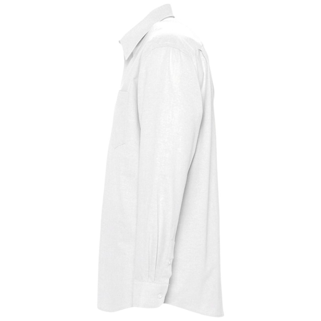 Рубашка мужская с длинным рукавом Boston белая, XXL