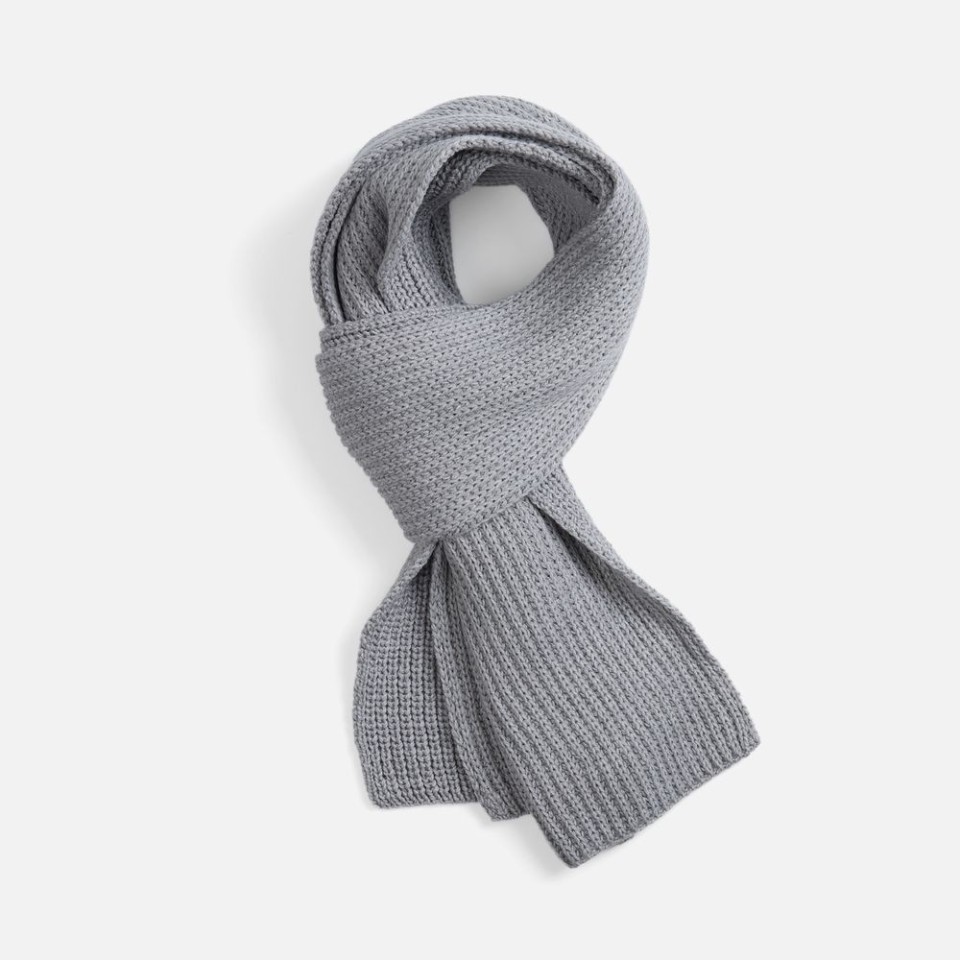 Шарф Nordkyn, светло-серый меланж