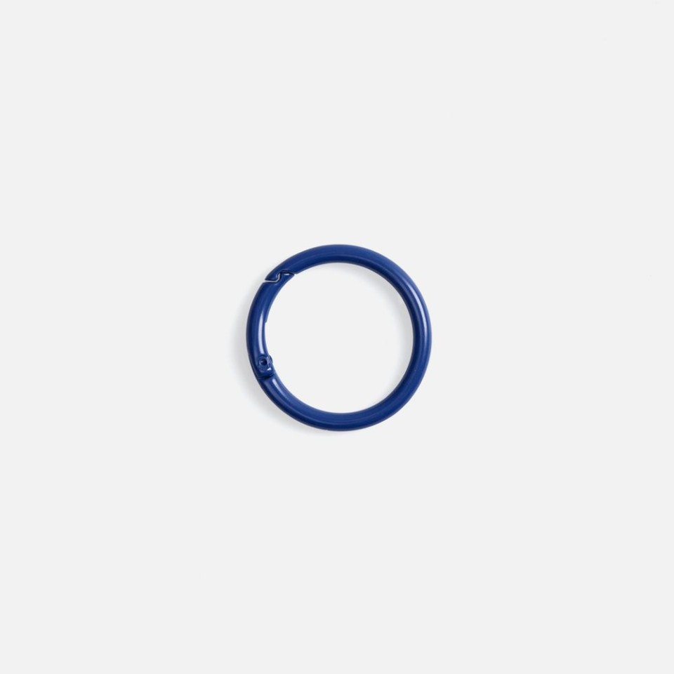 Карабин-кольцо Claus, L, синий