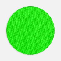 Наклейка тканевая Lunga Round, M, зеленый неон