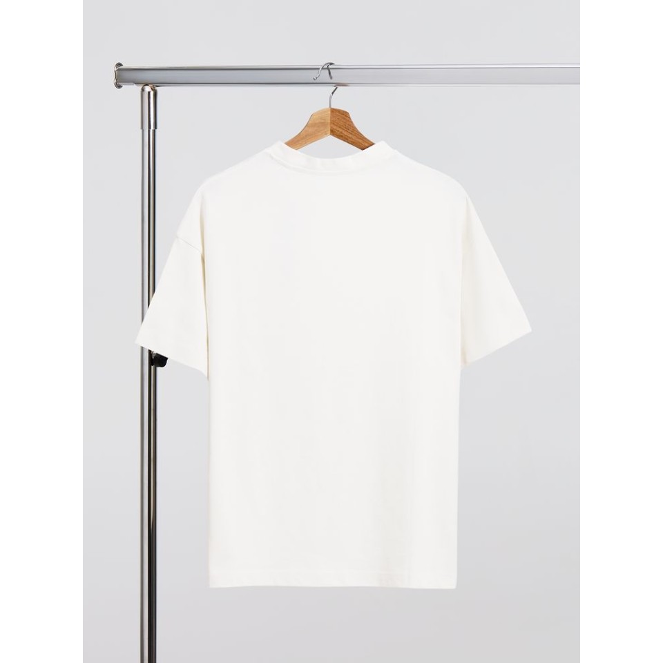 Футболка оверсайз унисекс Sinkopa, молочно-белая