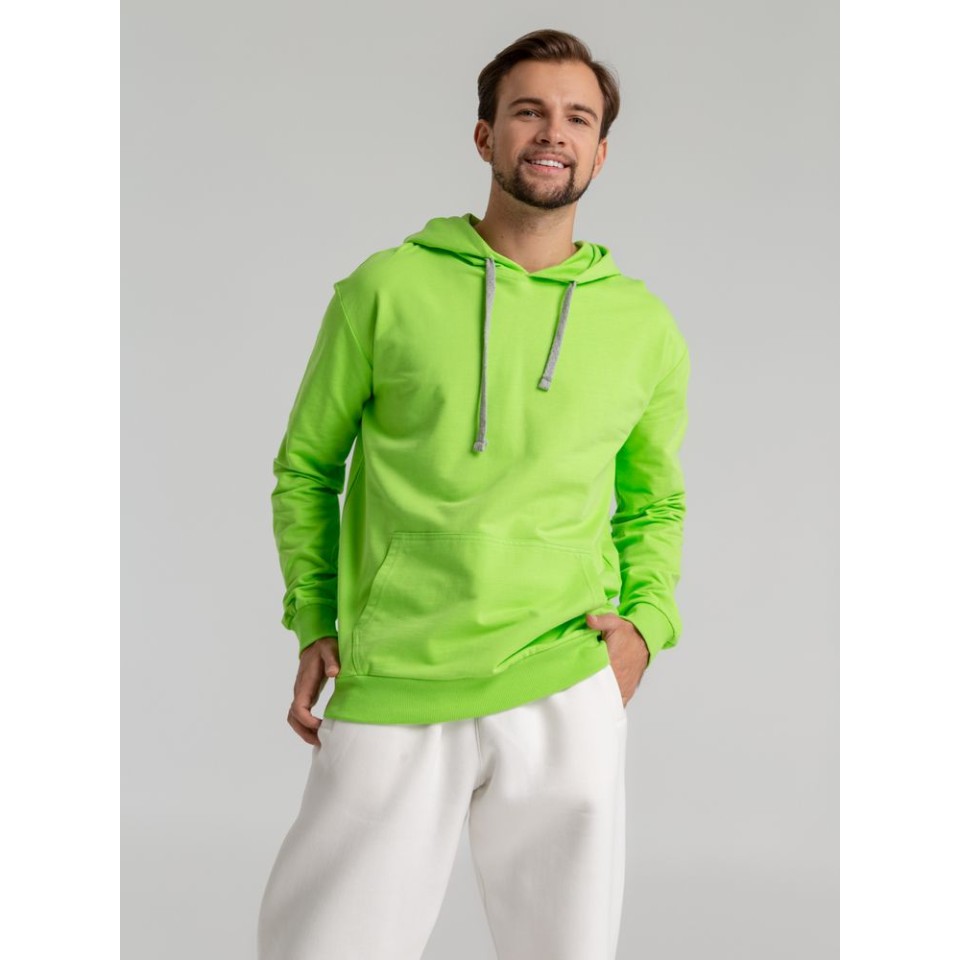Толстовка с капюшоном Unit Kirenga зеленое яблоко, XS