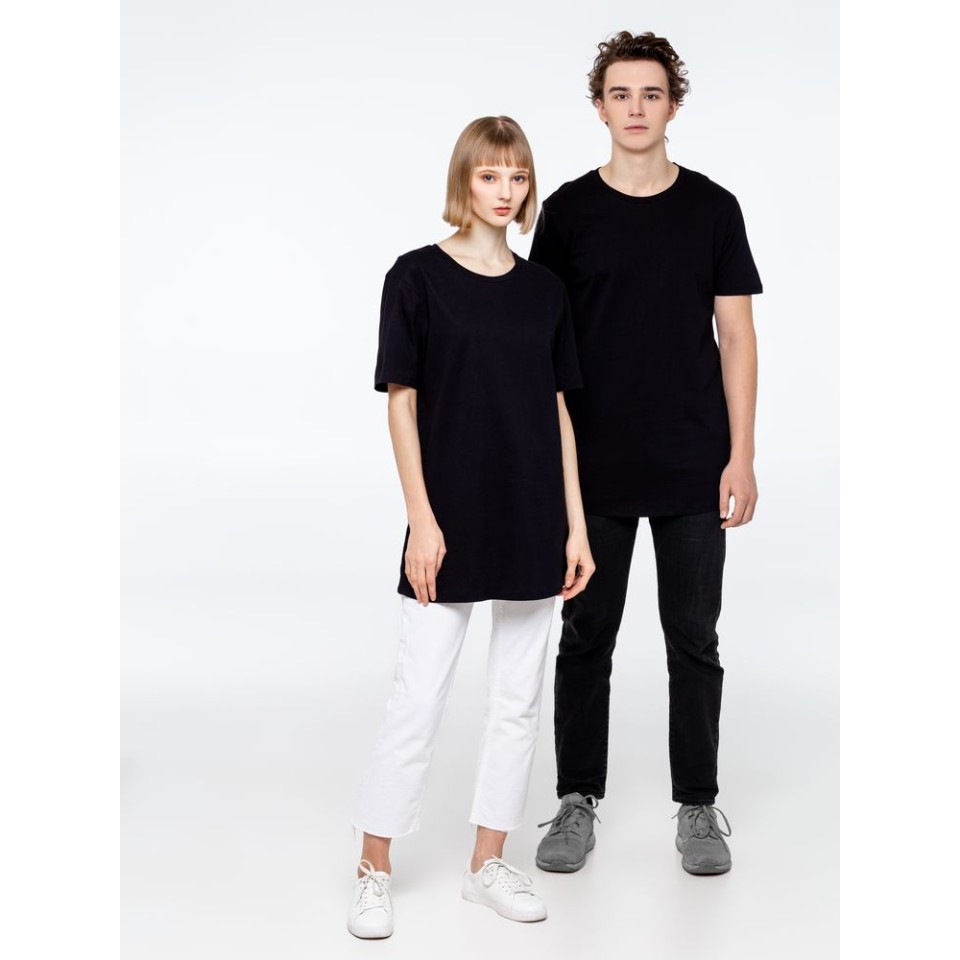 Футболка удлиненная Magnum черная, XS