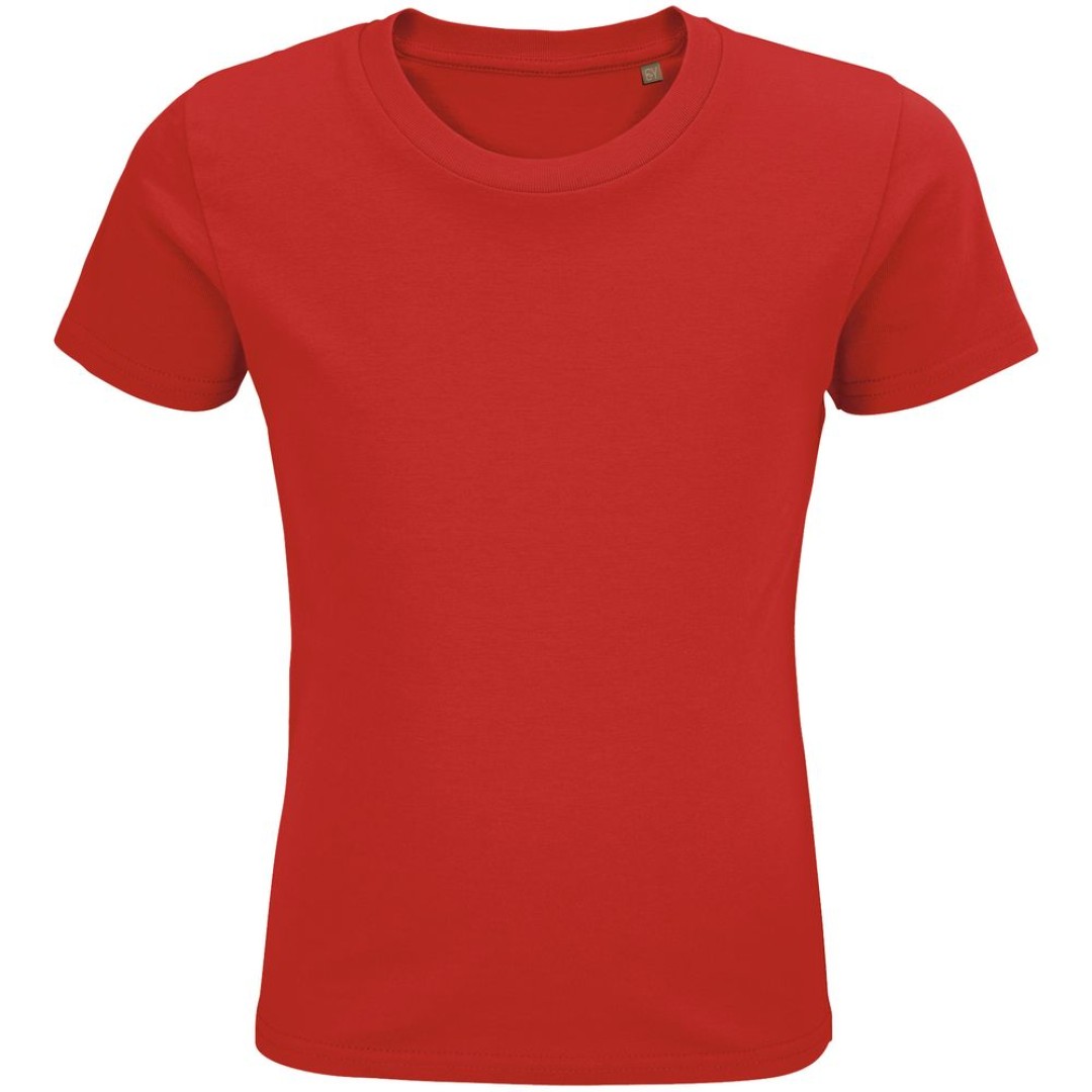 Футболка детская Pioneer Kids, красная, на рост 130-140 см (10 лет)