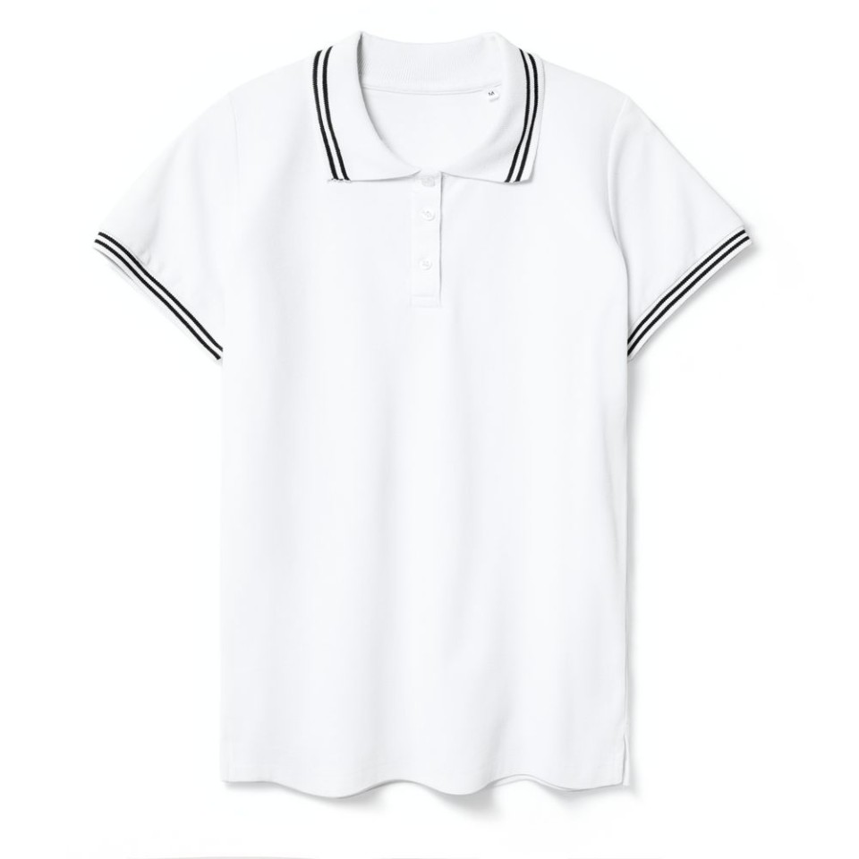 Рубашка поло женская Virma Stripes Lady, белая, XXL