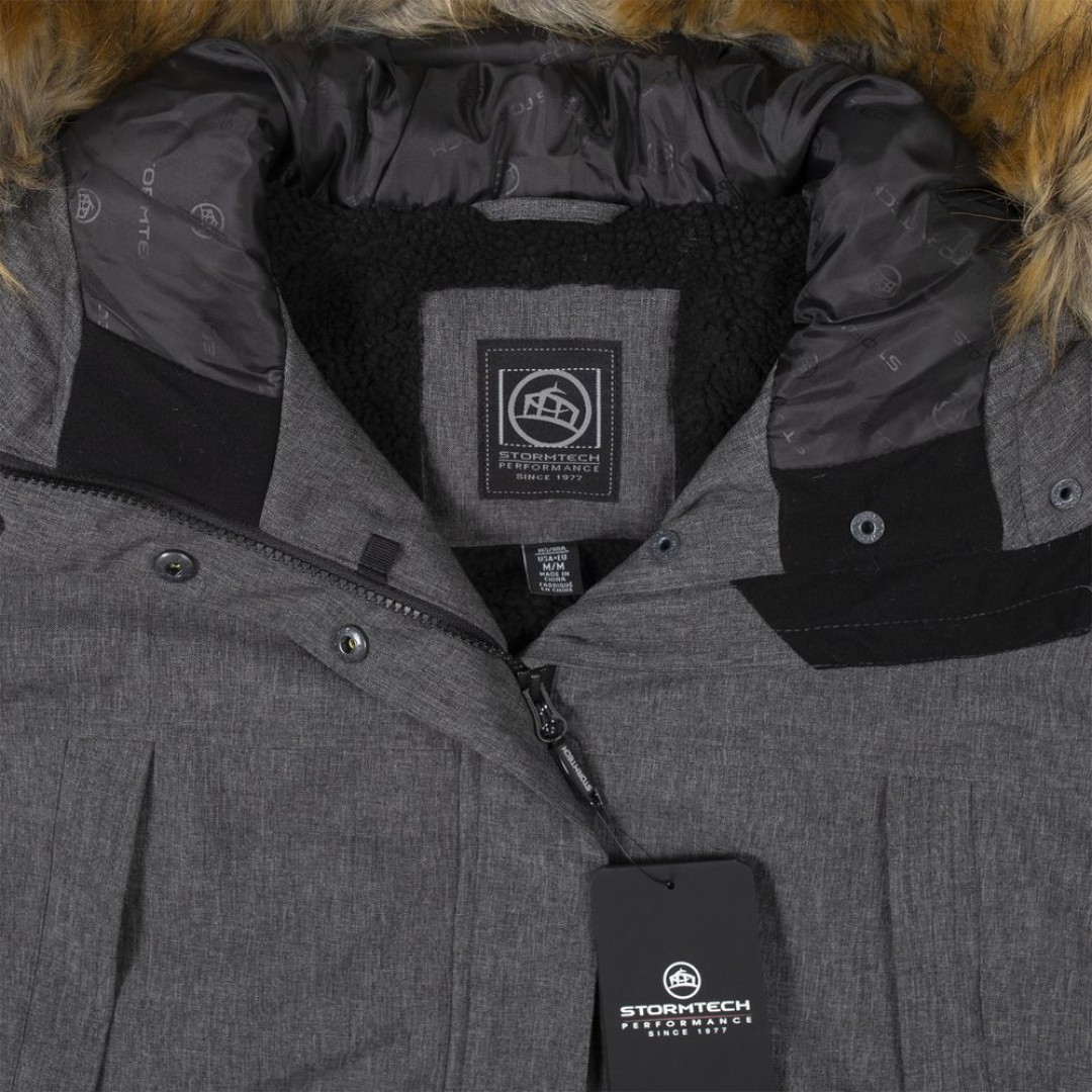 Парка мужская Explorer серый меланж, XL