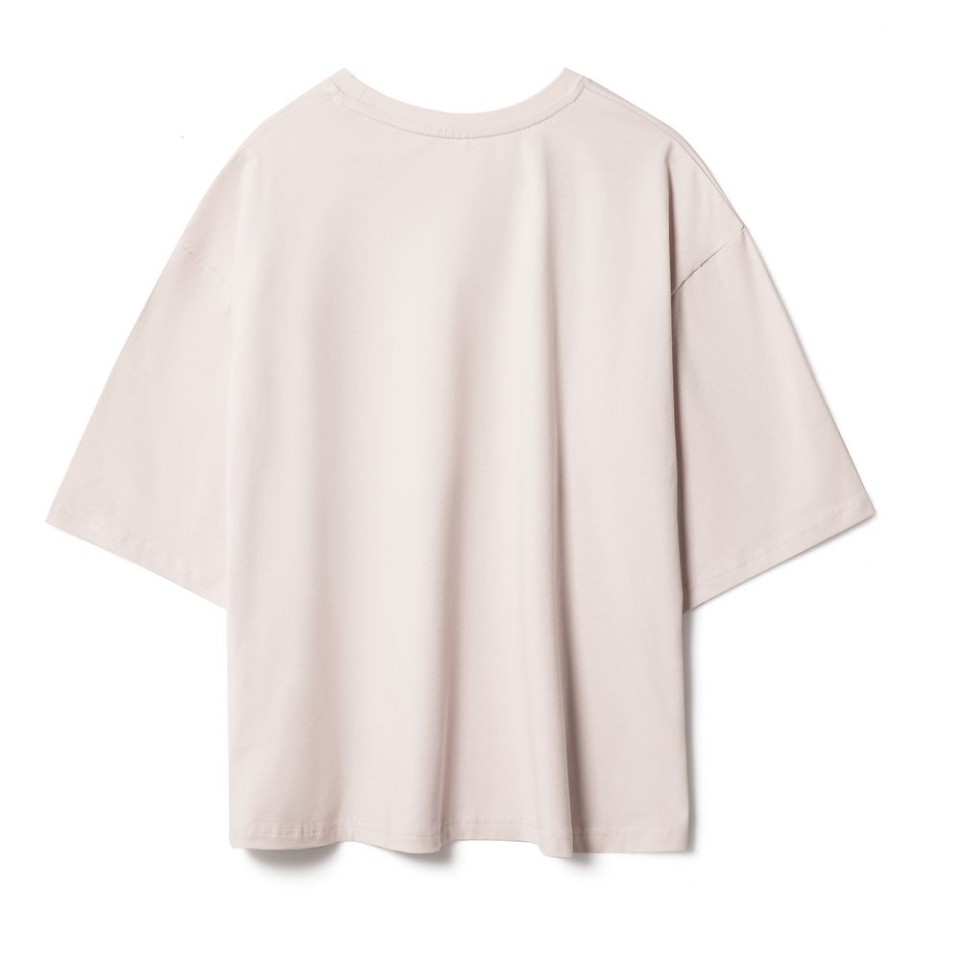 Футболка унисекс оверсайз Street Vibes, бежевая, размер XL/XXL