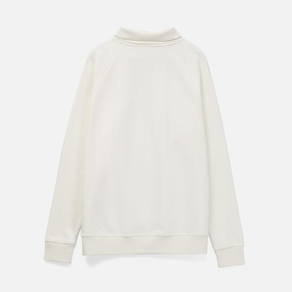 Толстовка унисекс S3, молочно-белая