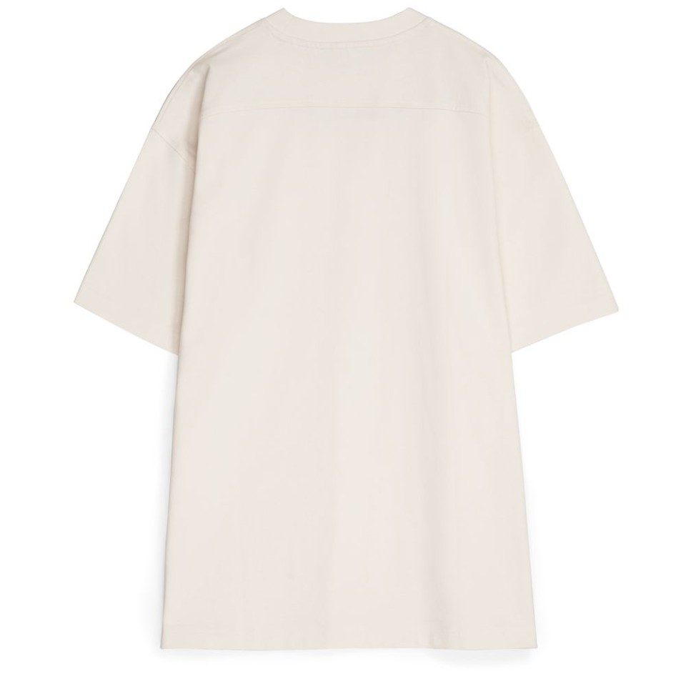 Футболка оверсайз унисекс Sideline, молочно-белая, размер XL/XXL