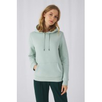 Толстовка с капюшоном женская Queen, белая, L