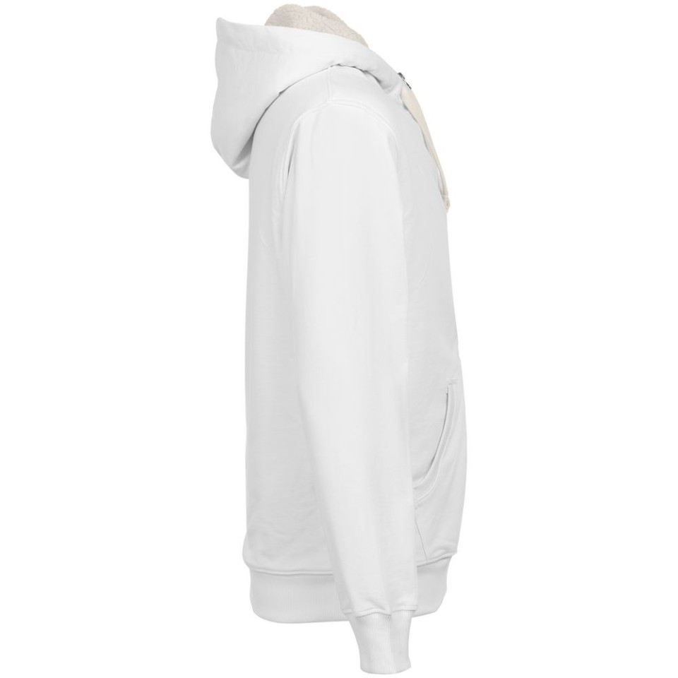 Толстовка на молнии Kulonga Sherpa, белая, L