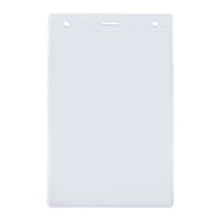 Карман для бейджа Lucid, вертикальный, из фактурного ПВХ