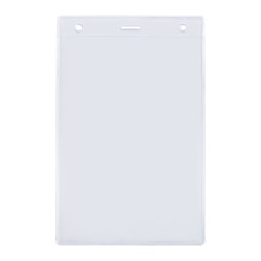 Карман для бейджа Lucid, вертикальный, из фактурного ПВХ