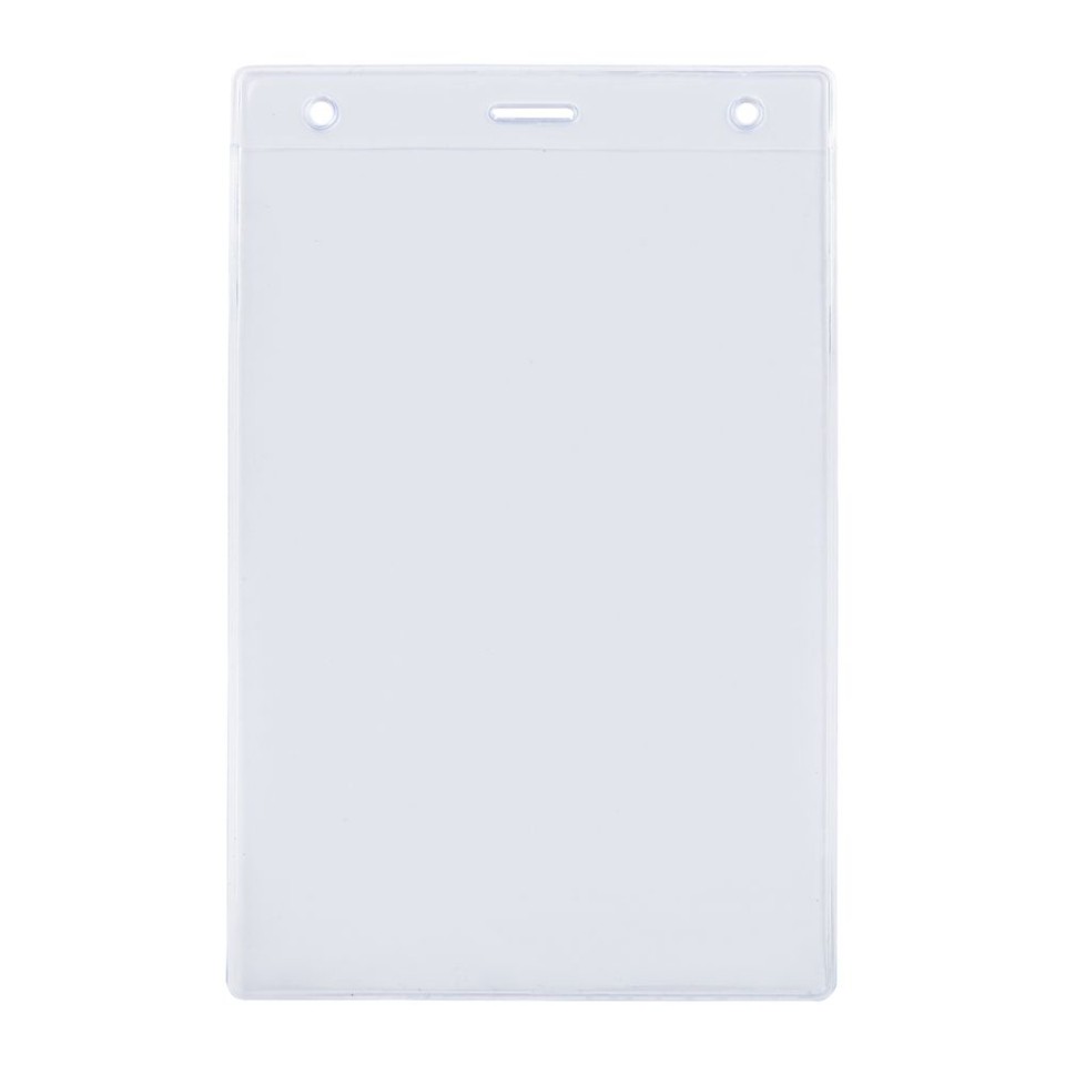 Карман для бейджа Lucid, вертикальный, из фактурного ПВХ