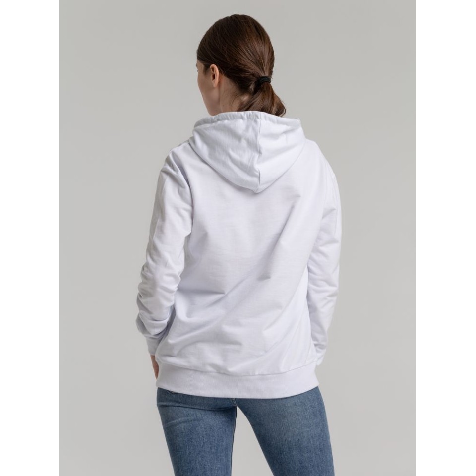 Толстовка с капюшоном Unit Kirenga, белая