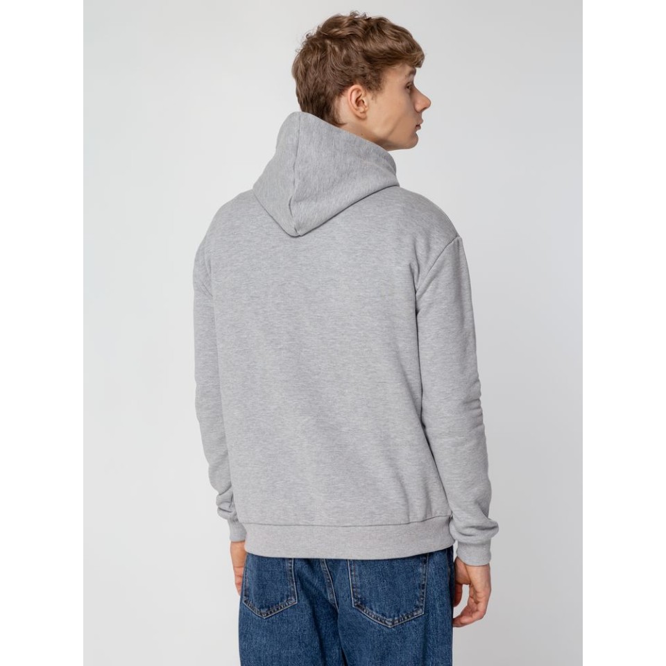 Толстовка с капюшоном Unit Kirenga Heavy, серый меланж