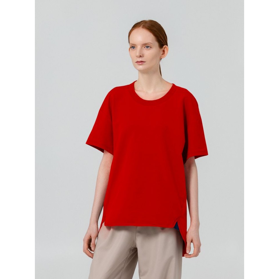 Футболка унисекс Kosmos 1.0, красная, S