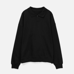 Свитшот оверсайз унисекс S6, черный, размер XS/S