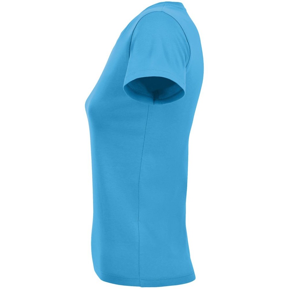 Футболка женская Regent Fit Women, ярко-бирюзовая, L