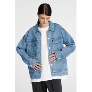 Куртка джинсовая O2, голубая, размер XS/S