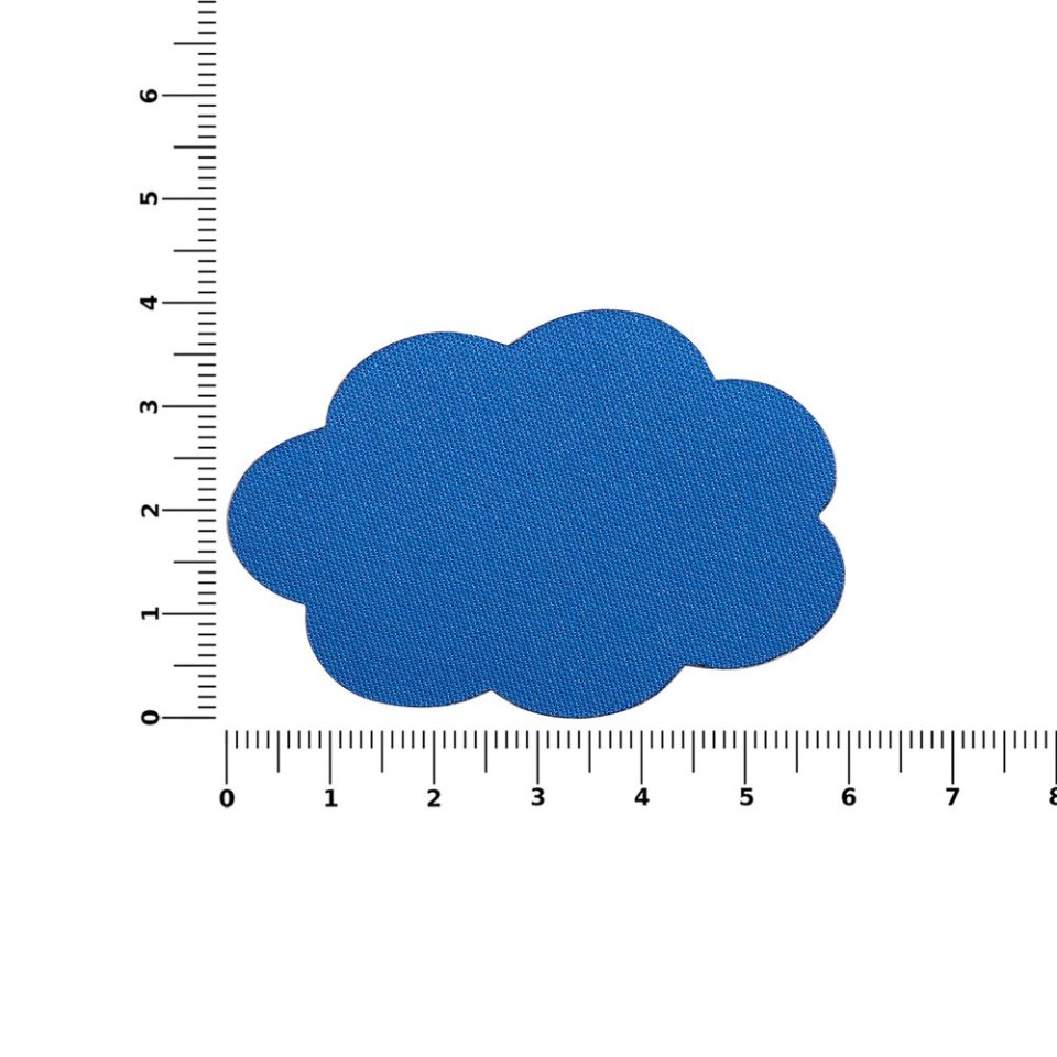 Наклейка тканевая Lunga Calum, L, синяя