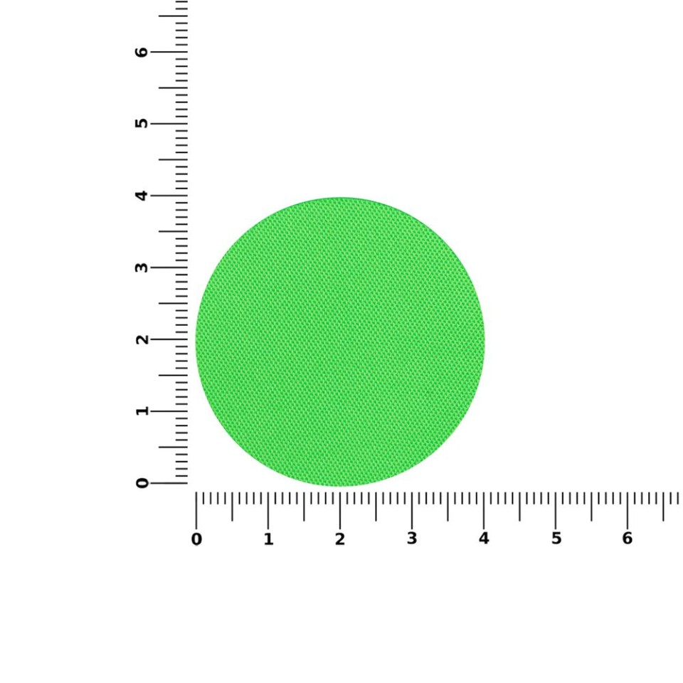 Наклейка тканевая Lunga Round, M, зеленый неон