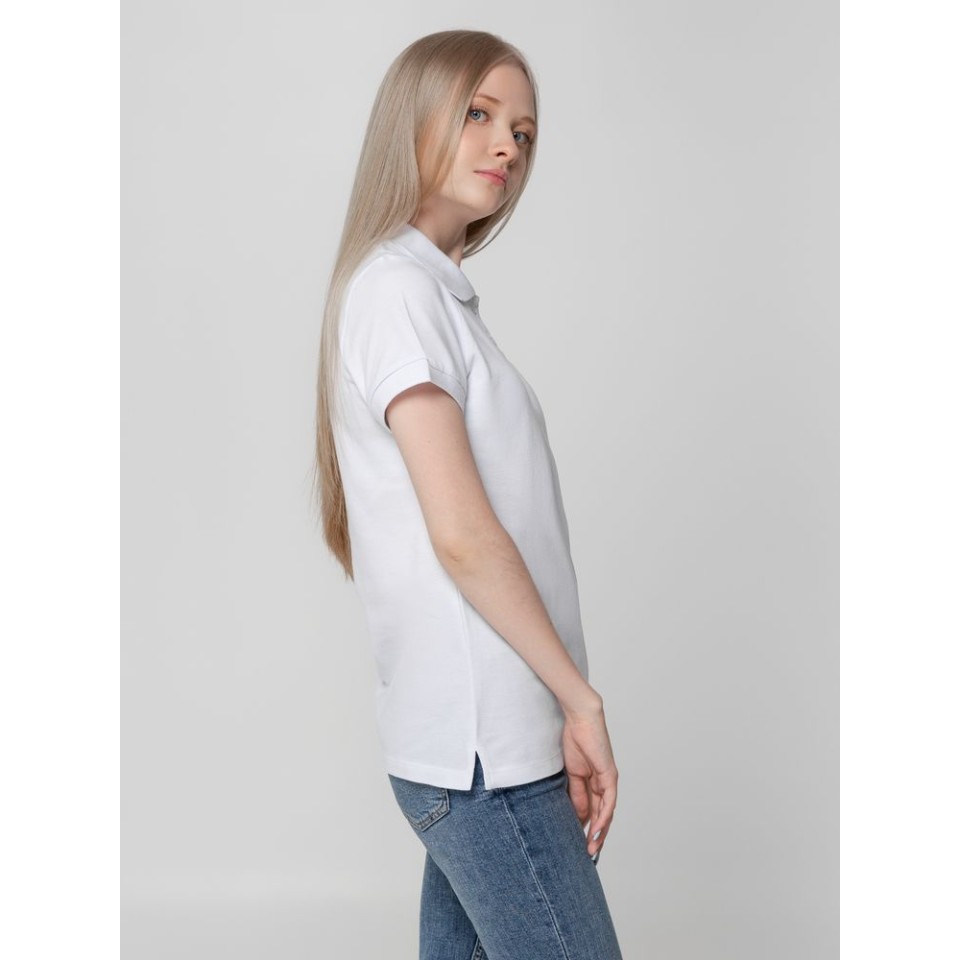 Рубашка поло женская Virma lady, белая, S